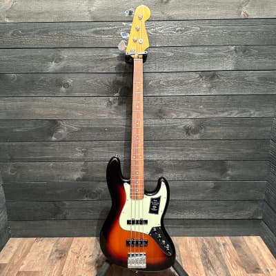 Fender Player Plus Active Jazz Bass 4 String Electric Bass Guitar - Sunburst image 12