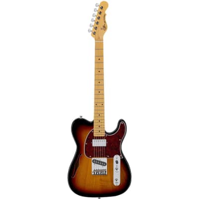 G&L Tribute  ASAT® Classic Bluesboy Semi-Hollow Electric Guitar - 3-Tone Sunburst image 1