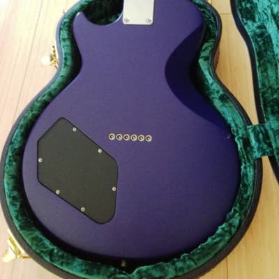 1993 Edwards by ESP Gothic Purple LP Shaped Superstrat Guitar w Premium USA Hardshell Case MIJ Japan image 16