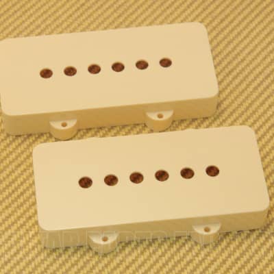 005-4442-049 Genuine Fender Aged White Jazzmaster® Guitar Pickup Covers