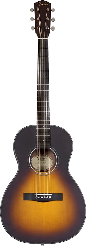 Fender CP-100 Classic Parlor Acoustic Guitar, Vintage Sunburst image 1