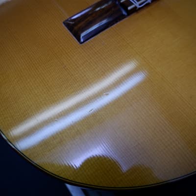 M. G. Contreras Flamenco Student Model 1980's-1990's - Natural with Hard Case & Wittner Mechanical Tuners image 21