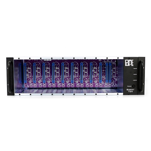 Purple Audio Sweet Ten 10-Slot Powered 500 Series Rack image 1