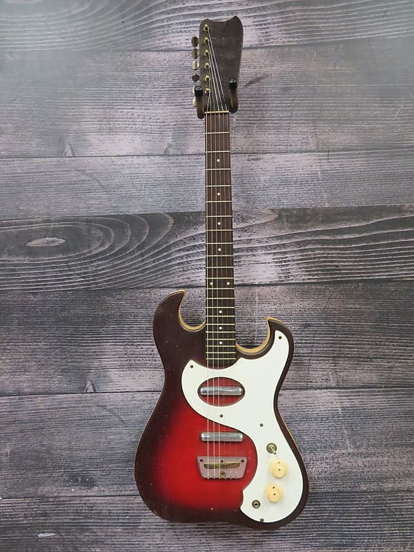 Silvertone 1457 Guitar with Amp in Case Electric Guitar (Cleveland, OH) image 1