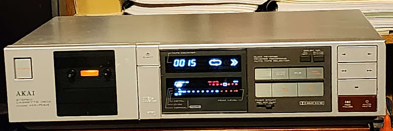 AKAI  - Vintage Cassette HX - R44 1984    Serviced image 1