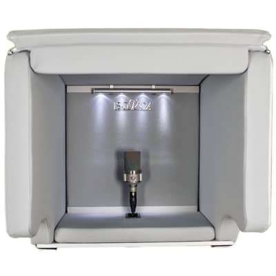 IsoVox 2 VocalStudio Mobile Vocal Isolation Booth, White image 2