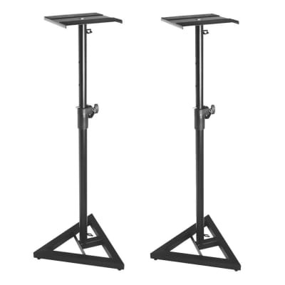 Yamaha HS8W Powered Monitor Speakers + Speaker Stands + AudioBoxUSB & Cables. image 6