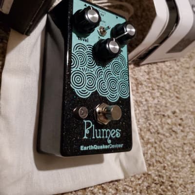 ギター EarthQuaker Devices Plumes Black Sparkle EQD EarthQuaker Devices Plumes Overdrive Guitar Pedal