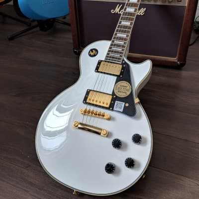 Epiphone Les Paul Custom Pro 2016 White | Reverb