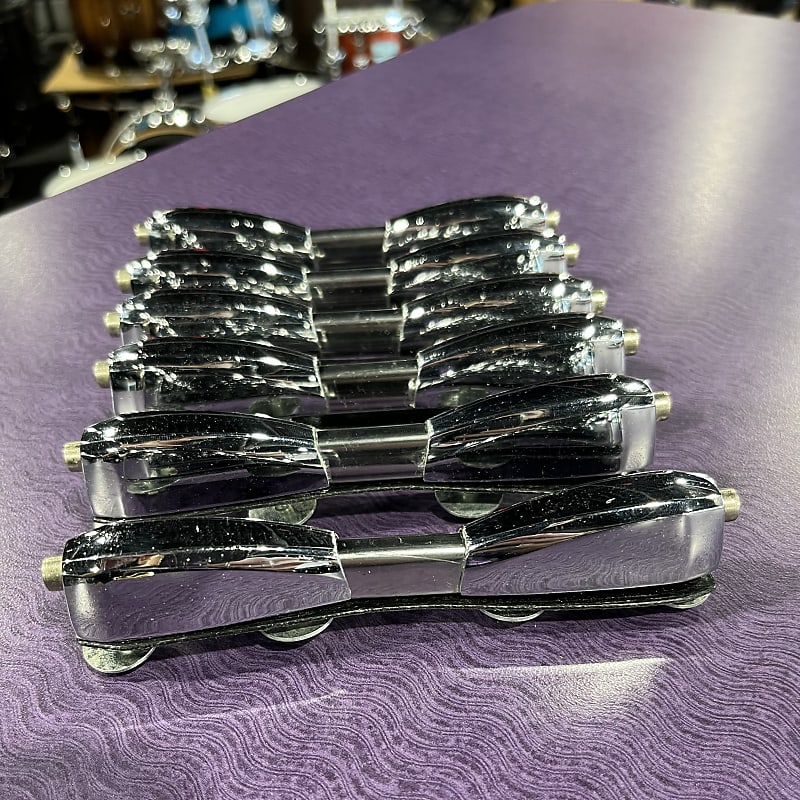 Pearl Export Series set of 6 tom lugs 5.5” 1990s image 1