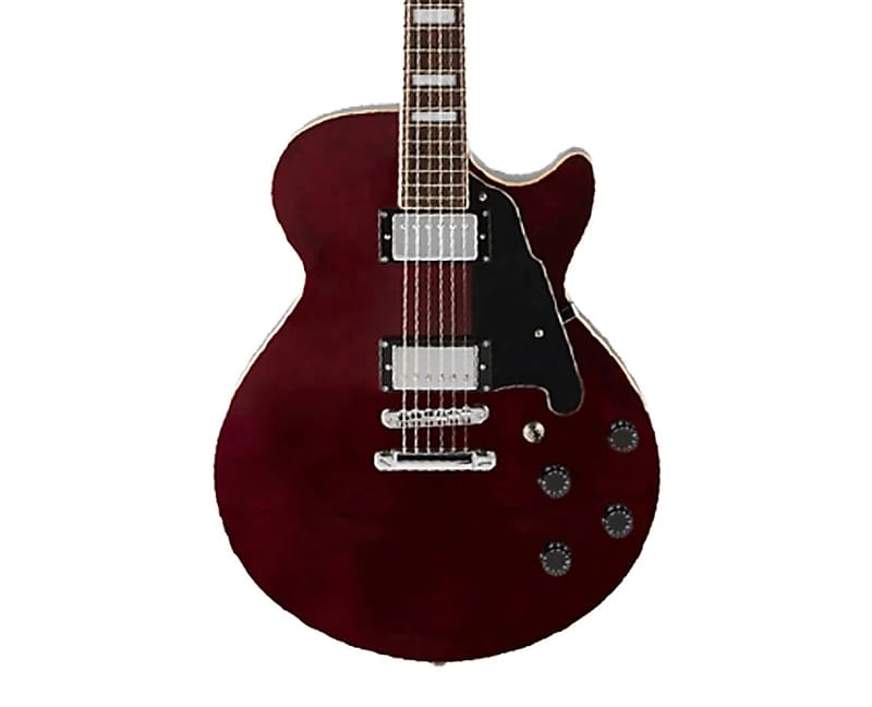 D'Angelico Premier SS Semi-Hollow Single Cutaway with Stop-Bar Tailpiece, No F Holes image 2