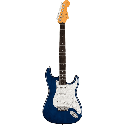 未使用に近いです　Fender Stratocaster コリーウォンサイン入り Fender Cory Wong Stratocaster Sapphire Blue Transparent