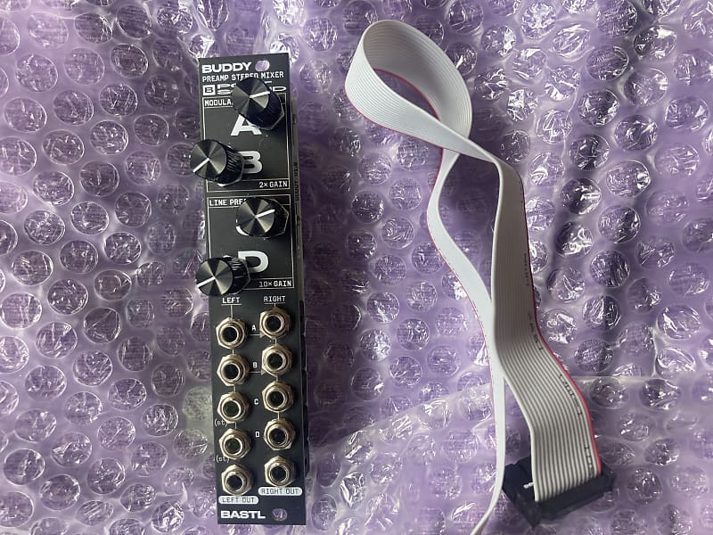 Bastl Buddy Eurorack Preamp Stereo Mixer Reverb