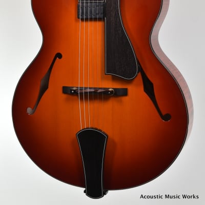 Bourgeois A-350 17" Cutaway Archtop, European Spruce, Maple, Armstrong and K&K Pickups image 2