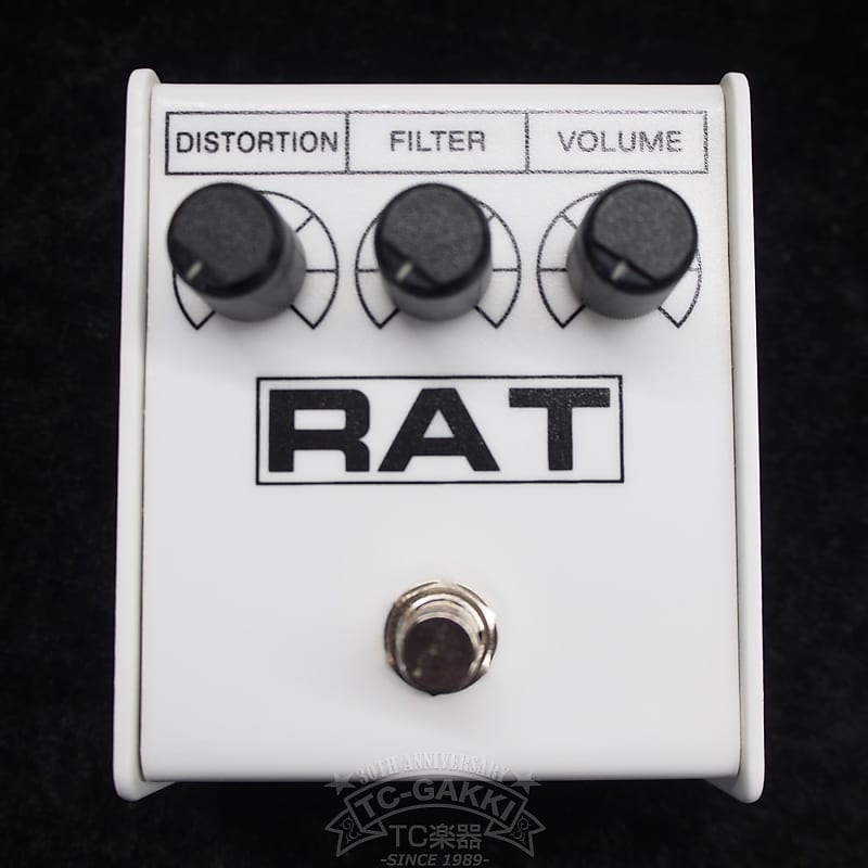 ギター ProCo RAT 2 WHITE IKEBE 40th Anniversary Pro-co RAT 2 WHITE IKEBE 40th Anniversary Distortion pedal