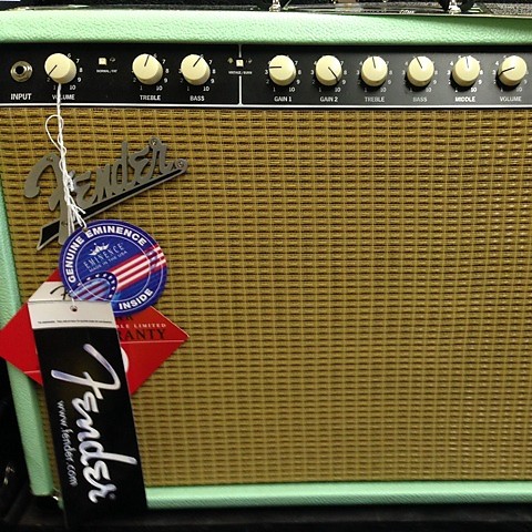 Fender  Supersonic 2008 Surf green custom color deluxe reveb style image 1