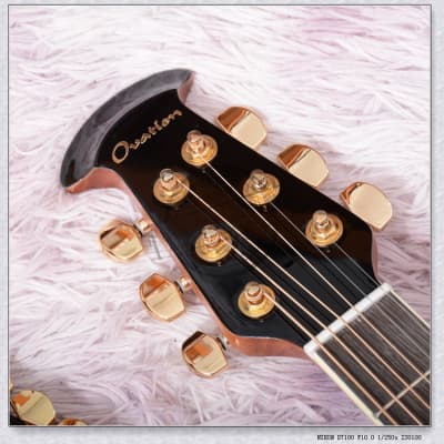 OVATION CSE225-RRB Electric box folk guitar image 5