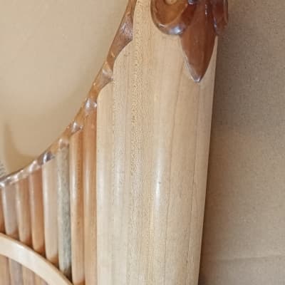 Pan flute 23 Pipes D Key High Quality Handmade Instrument image 5