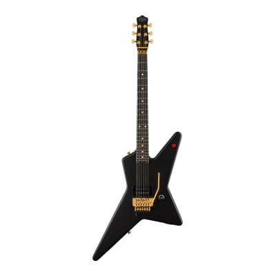 EVH Limited Star Series 6-String Electric Guitar With Tremolo (Stealth Black) image 1