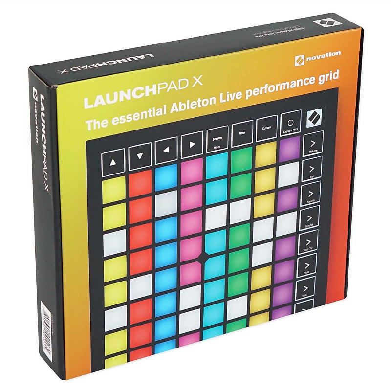 Novation Launchpad X MIDI USB Music Production Pad Controller+Mic+Headphones