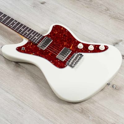 Suhr Classic JM HH Guitar, Gotoh 510 Tremolo Bridge, Humbuckers, Olympic White for sale