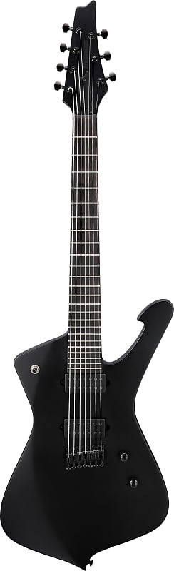 Ibanez ICTB721 Iceman Iron Label Electric Guitar - Flat Black  w/Gigbag image 1