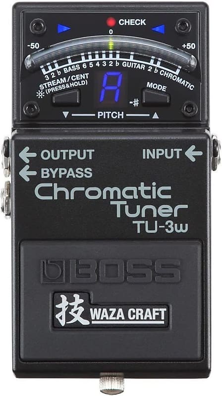 Boss TU-3W Waza Craft Chromatic Tuner with Bypass *With Free Patch Cable!* Auth Deal Free Ship! image 1