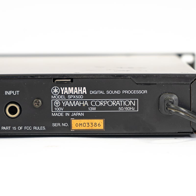 Yamaha SPX50D Digital Sound Processor Multi-Effect Rackmount | Reverb