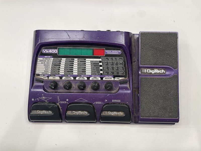 Digitech VX400 Vocal Modeling Multi Effects Processor Pedal