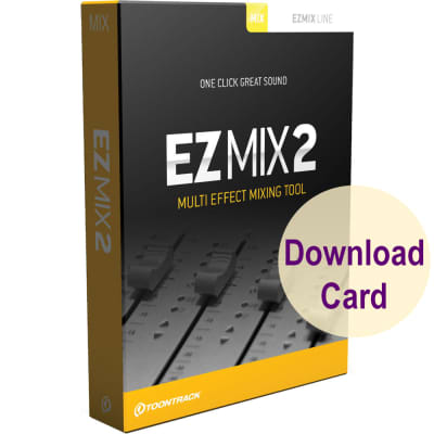 Toontrack EZMix 2- Multi-Effect Mixing Plug-In Software for Windows and Mac (Download Card) image 1