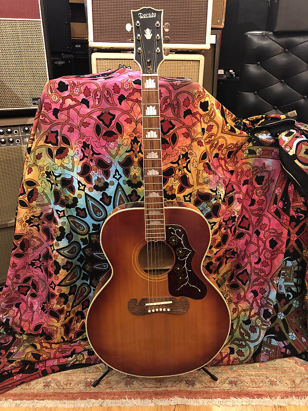 Gretsch Dorado #5967 1973-74 Brownburst acoustic guitar | Reverb
