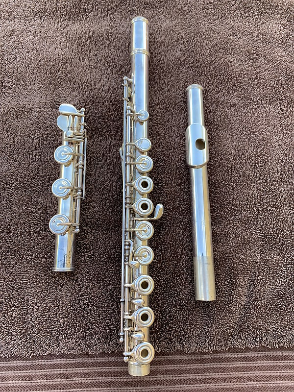 Yamaha YFL 581 925 Silver Flute | Reverb