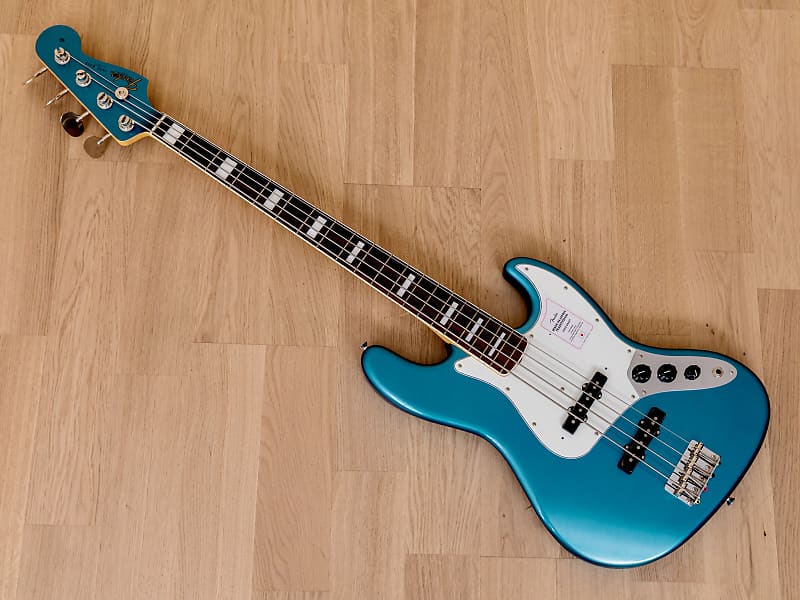 2021 Fender Traditional Late 60s Jazz Bass Lake Placid Blue w/ Blocks &  Binding, Japan MIJ