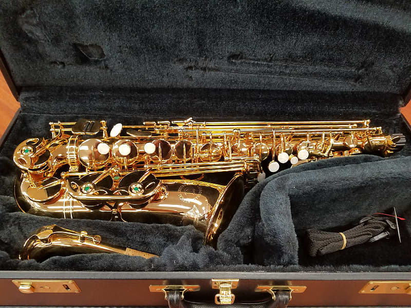 Cannonball AR9900 Royal Crown Professional Alto Sax Gold Lacquer image 1