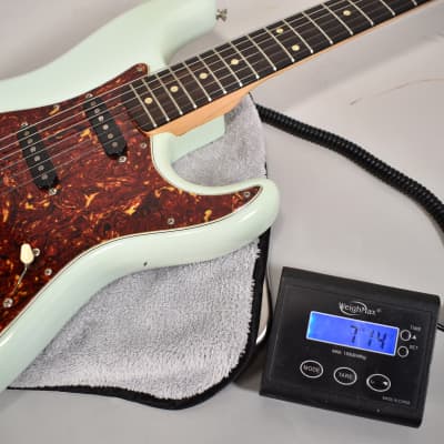 Moollon S-Classic Sonic Blue Finish Nordstrand Pickups Electric Guitar W/ Original Gig Bag image 22