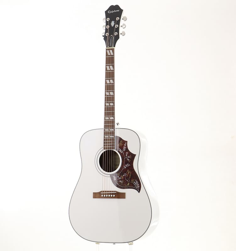 Epiphone Hummingbird Pro Alpine White [SN 19082303312] (02