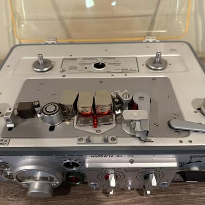 Nagra IV-SJ two-track 1/4 reel to reel recorder, Serviced, Clean, Working