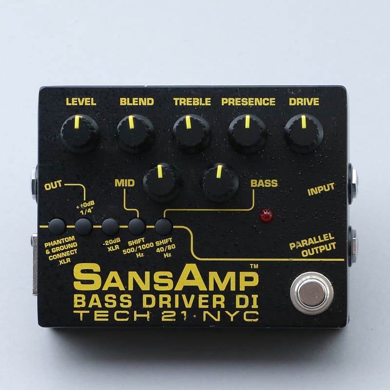 Tech 21 SansAmp Bass Driver DI Bass Guitar Effects Pedal P-23852 