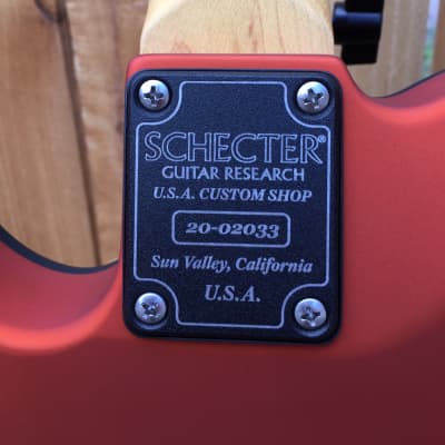 Schecter USA Custom Shop || PT GT Special || Metallic Orange w/Black Stripes || Includes Tweed Case image 10