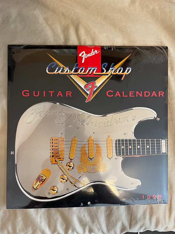 Fender Year 1998 Custom Shop Guitar Calendar