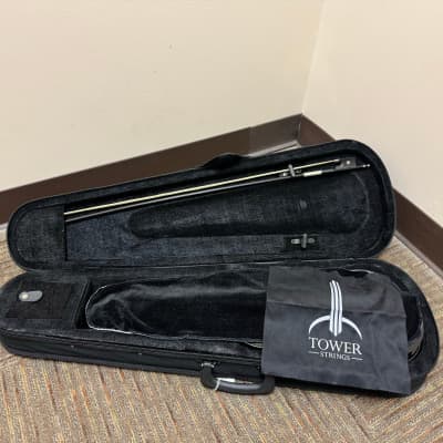 Tower Strings Midnight Violin w/Case, Bow image 6