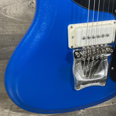 Mosrite 'The Ramones Model' 2005 - Metallic Blue - New Old Stock, Made in USA image 8