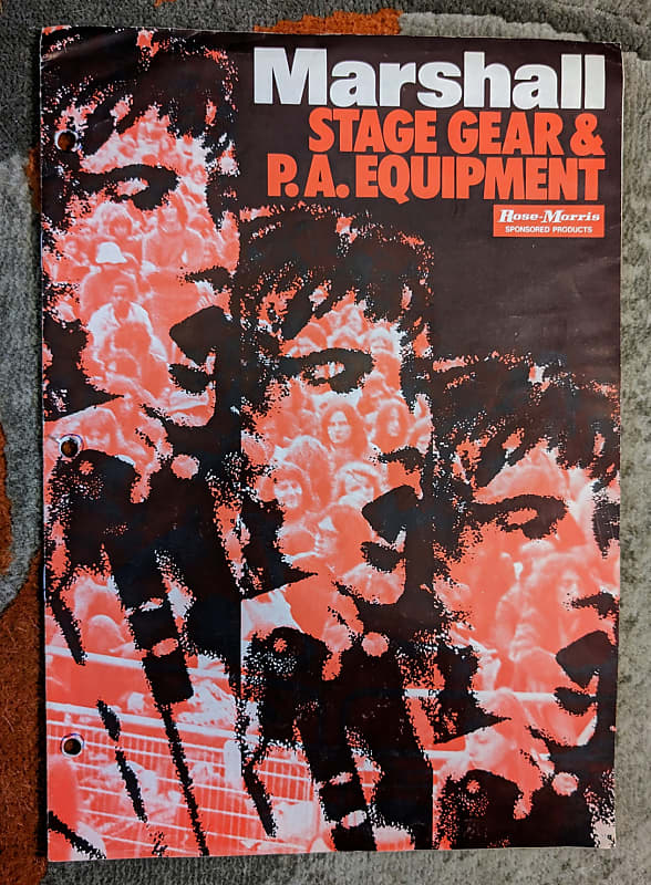 Marshall Catalog/Brochure 1972 Paper Reverb