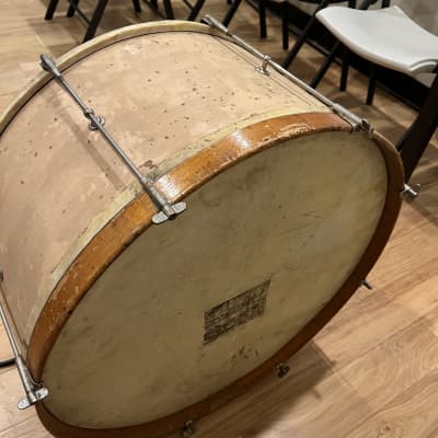 Vintage Leedy Ludwig 26" Bass Drum with case image 4