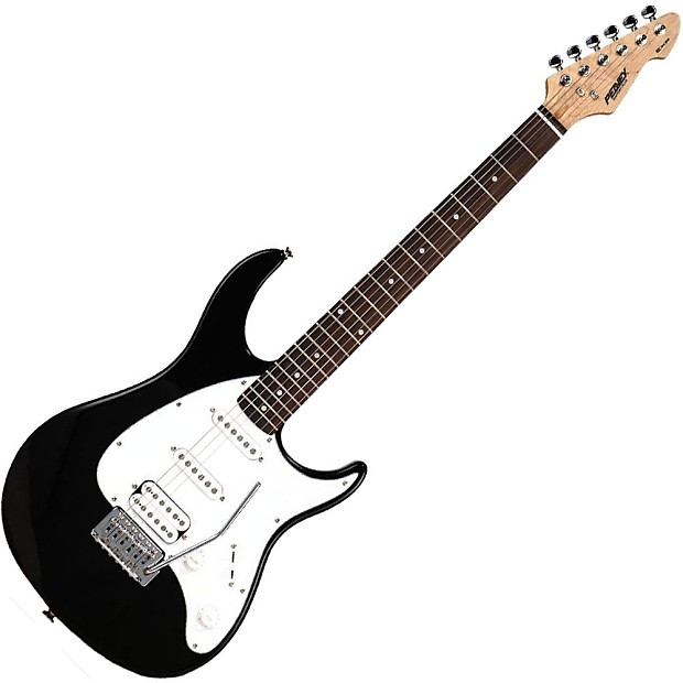 Peavey Raptor Plus HSS Electric Guitar w/ Tremolo Black w/ Rosewood Fretboard image 1