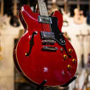 Epiphone DOT/CH Cherry Red Semi-Hollow w/Hardshell Case - Used
