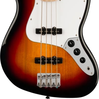 Squier Affinity Series Jazz Bass, Maple Fingerboard, 3-Color Sunburst image 2