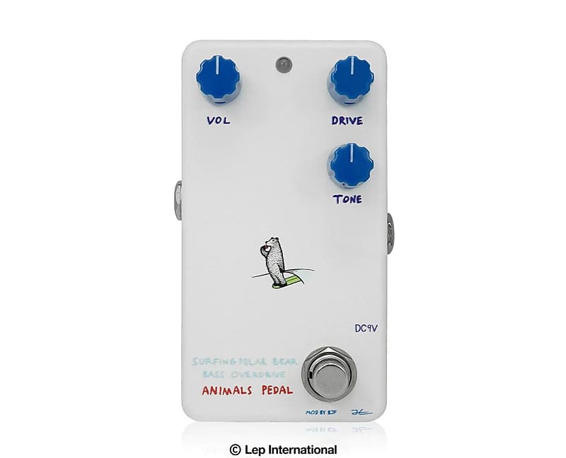 Animals Pedals Surfing Polar Bear Bass Overdrive Pedal Reverb