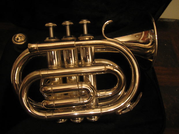 Jean Baptiste JBPT384 Silver Plated Pocket Trumpet