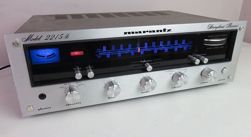 MARANTZ 2215B RECEIVER WORKS PERFECT SERVICED FULLY RECAPPED GREAT CONDITION image 1
